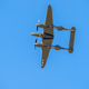 Beautiful shot of a P-38 doing a barrel roll